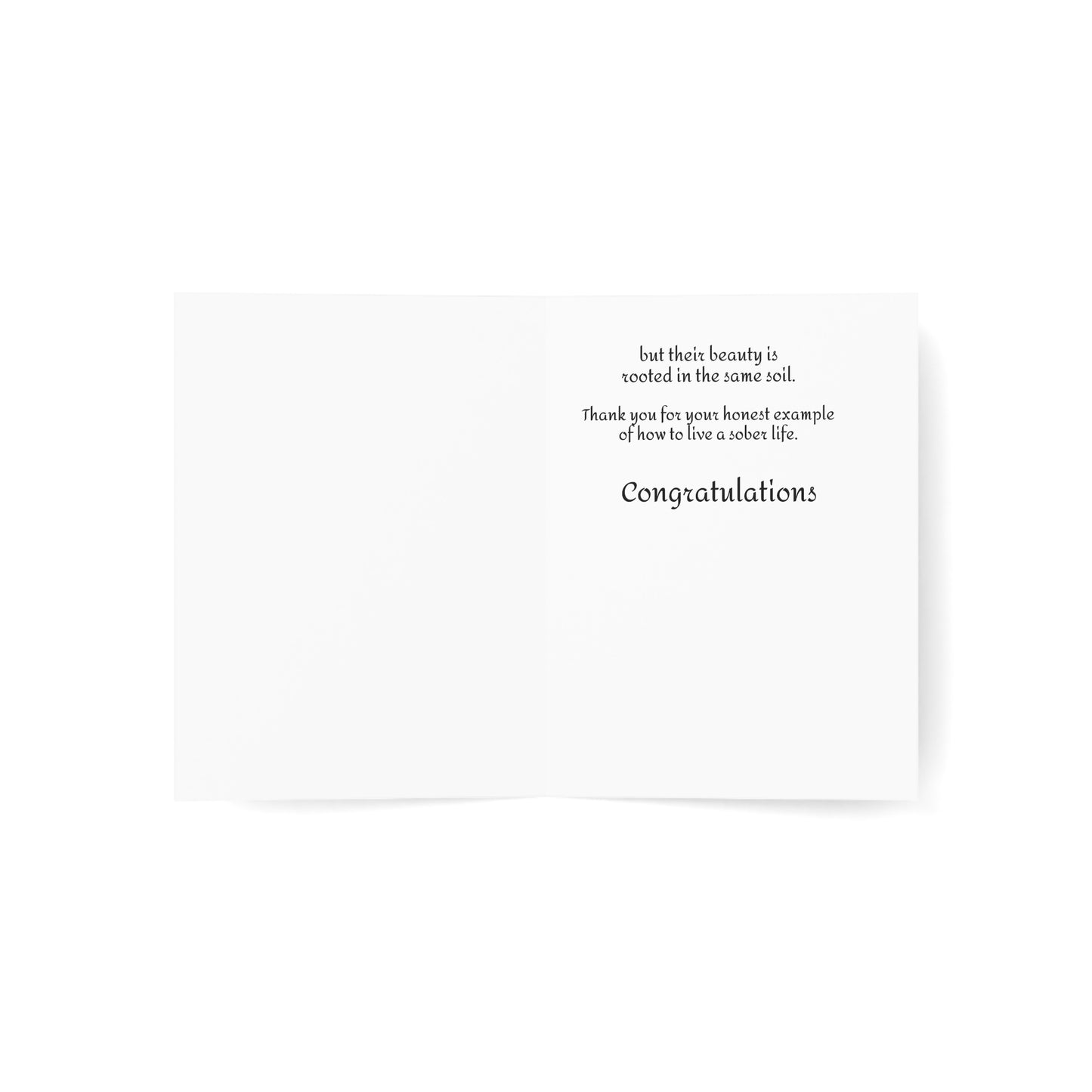 Greeting Card, Sobriety Birthday, Congratulations, Sober Birthday, Anniversary, Recovery