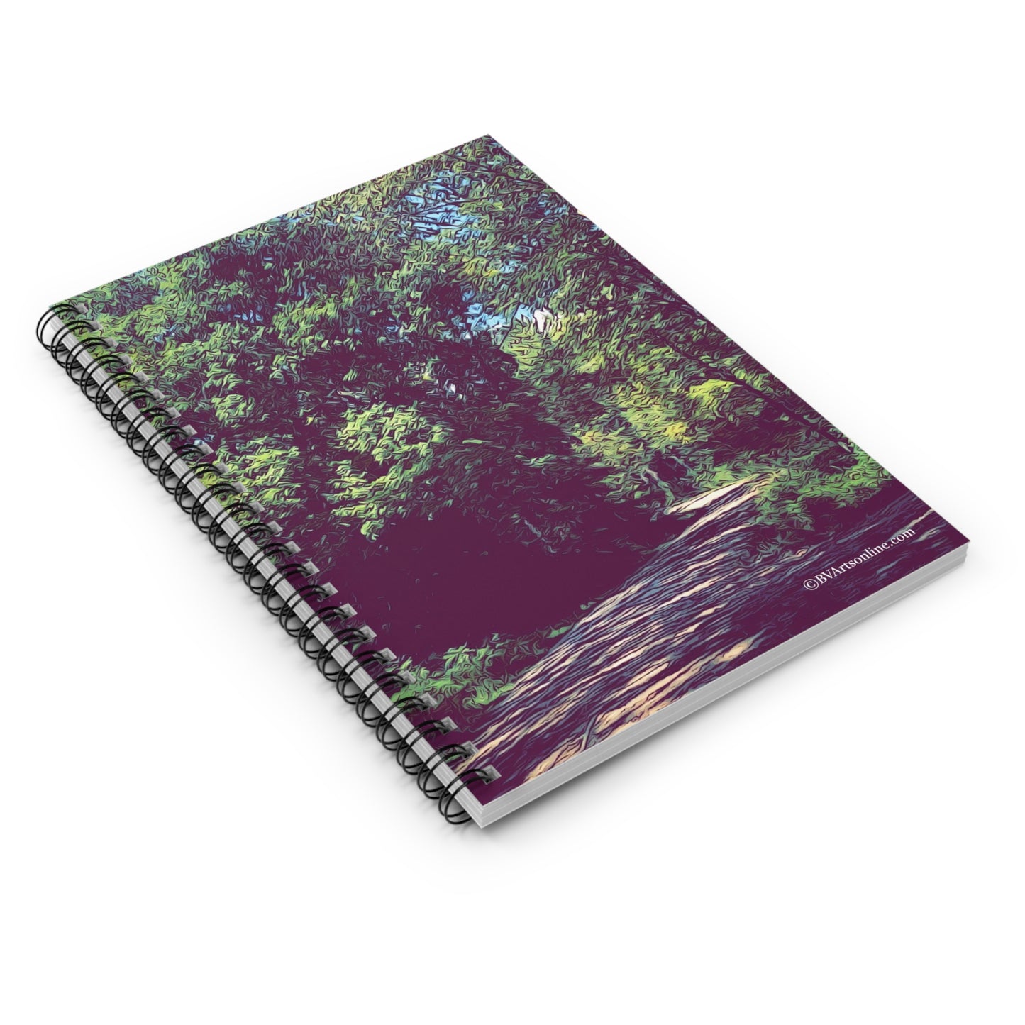 Nature-Themed Spiral Notebook for Mindfulness, Journaling, Gifts for Students, Gifts for Writers, Work or School Notebook