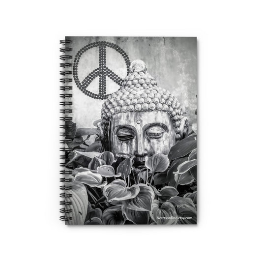 Buddha Spiral Notebook for Mindfulness, Journaling, Gifts for Students, Gifts for Writers, Work or School Notebook