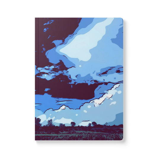 Artistic Softcover Journal: Sky Dreamscapes, Nature Inspired, Travel Diary, Gift for Writers, Creative Notepad