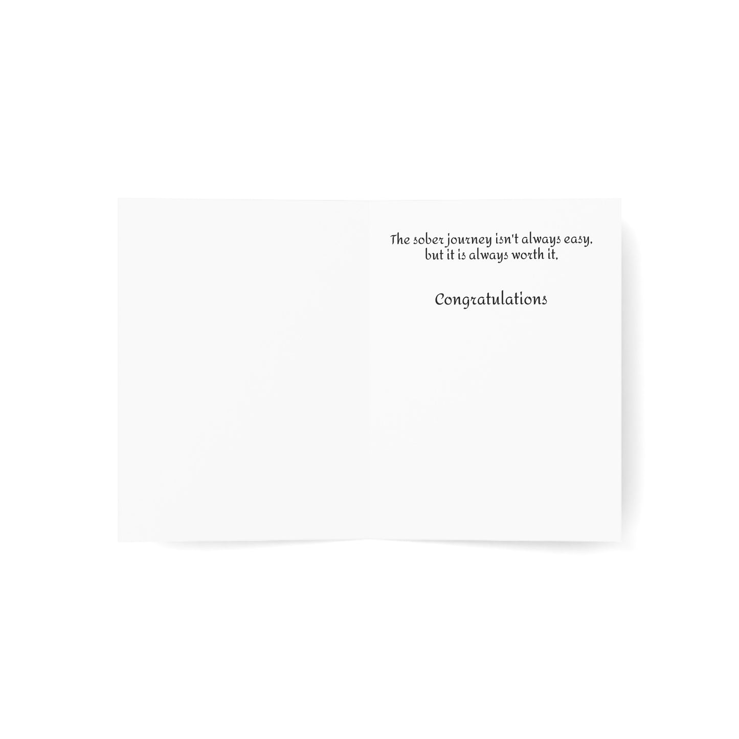 Greeting Card, Sobriety Birthday, Congratulations, Sober Birthday, Anniversary, Recovery