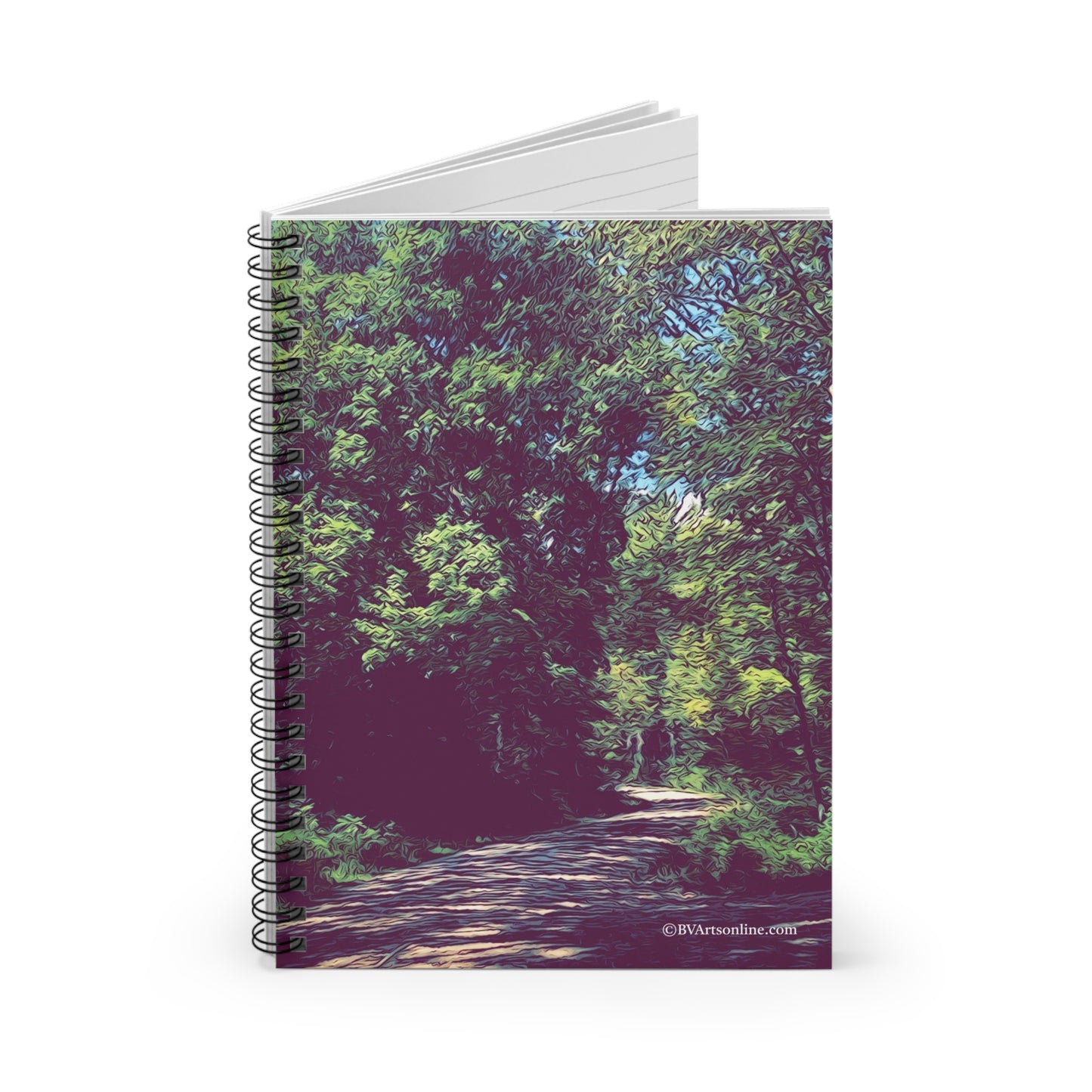 Nature-Themed Spiral Notebook for Mindfulness, Journaling, Gifts for Students, Gifts for Writers, Work or School Notebook