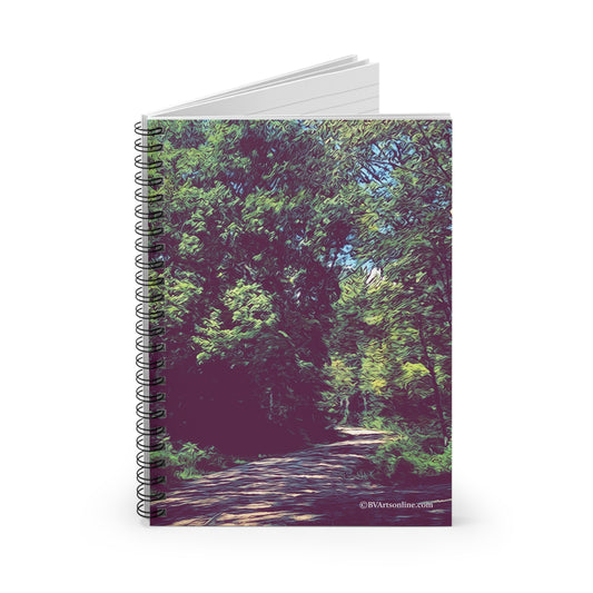 Nature-Themed Spiral Notebook for Mindfulness, Journaling, Gifts for Students, Gifts for Writers, Work or School Notebook