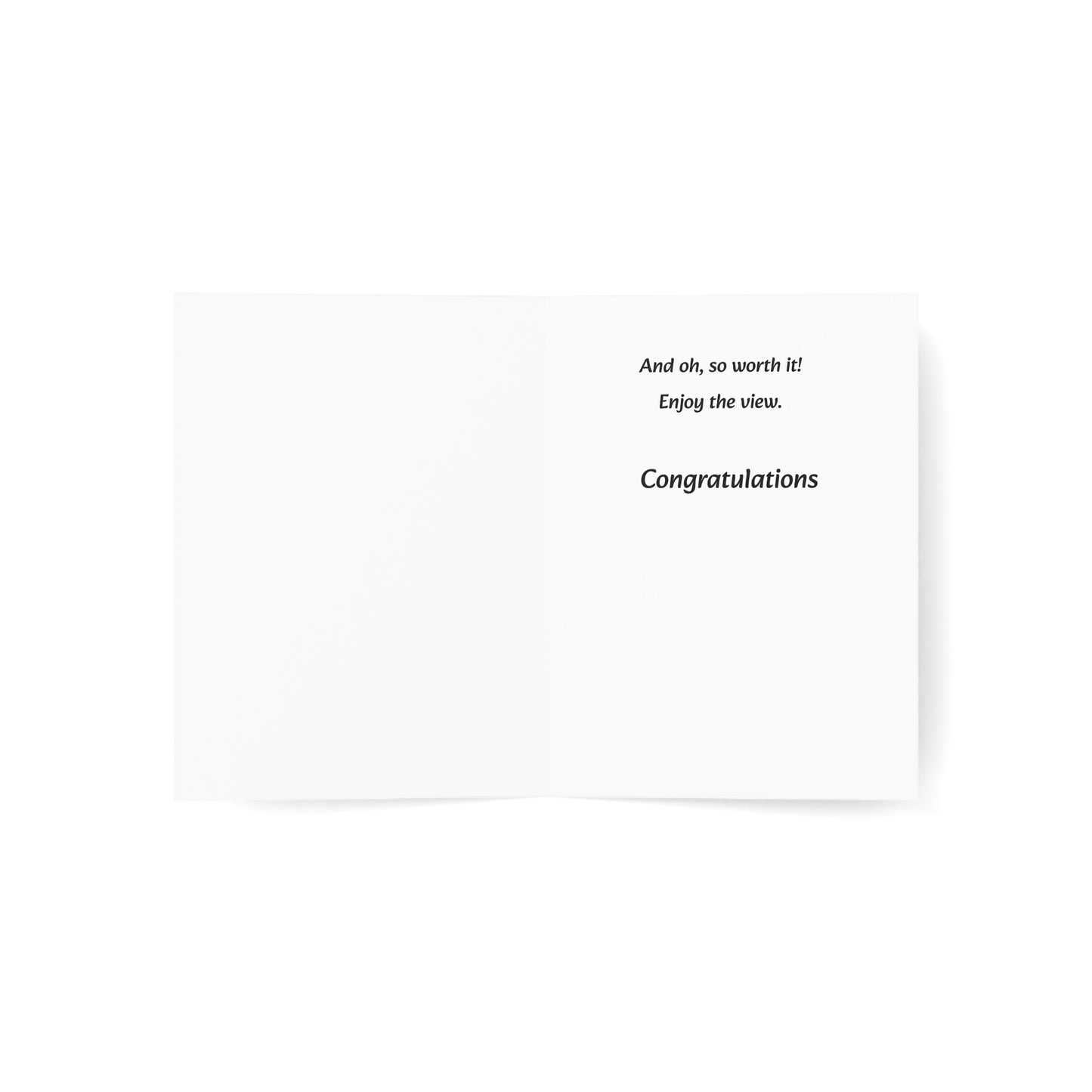 Congratulations, Uphill